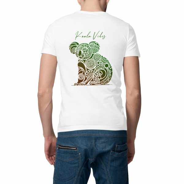 T-shirt koala unisexe épais, mandala vert