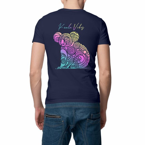 T-shirt koala unisexe épais, mandala psychédélique