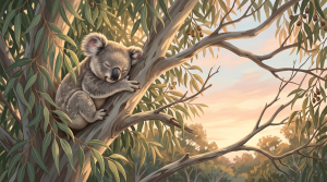 Le koala maître zen du ralentissement