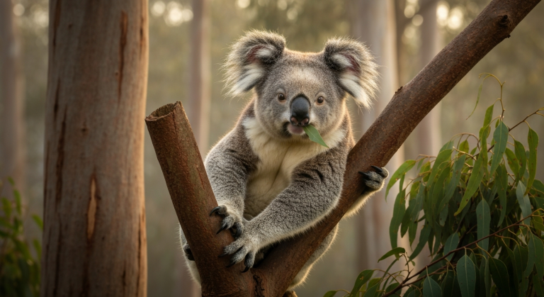 Combien de feuilles d'eucalyptus un koala consomme-t-il chaque jour ?