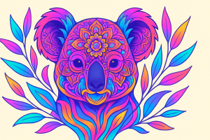 Pourquoi notre koala psychédélique est bien plus qu’un simple motif