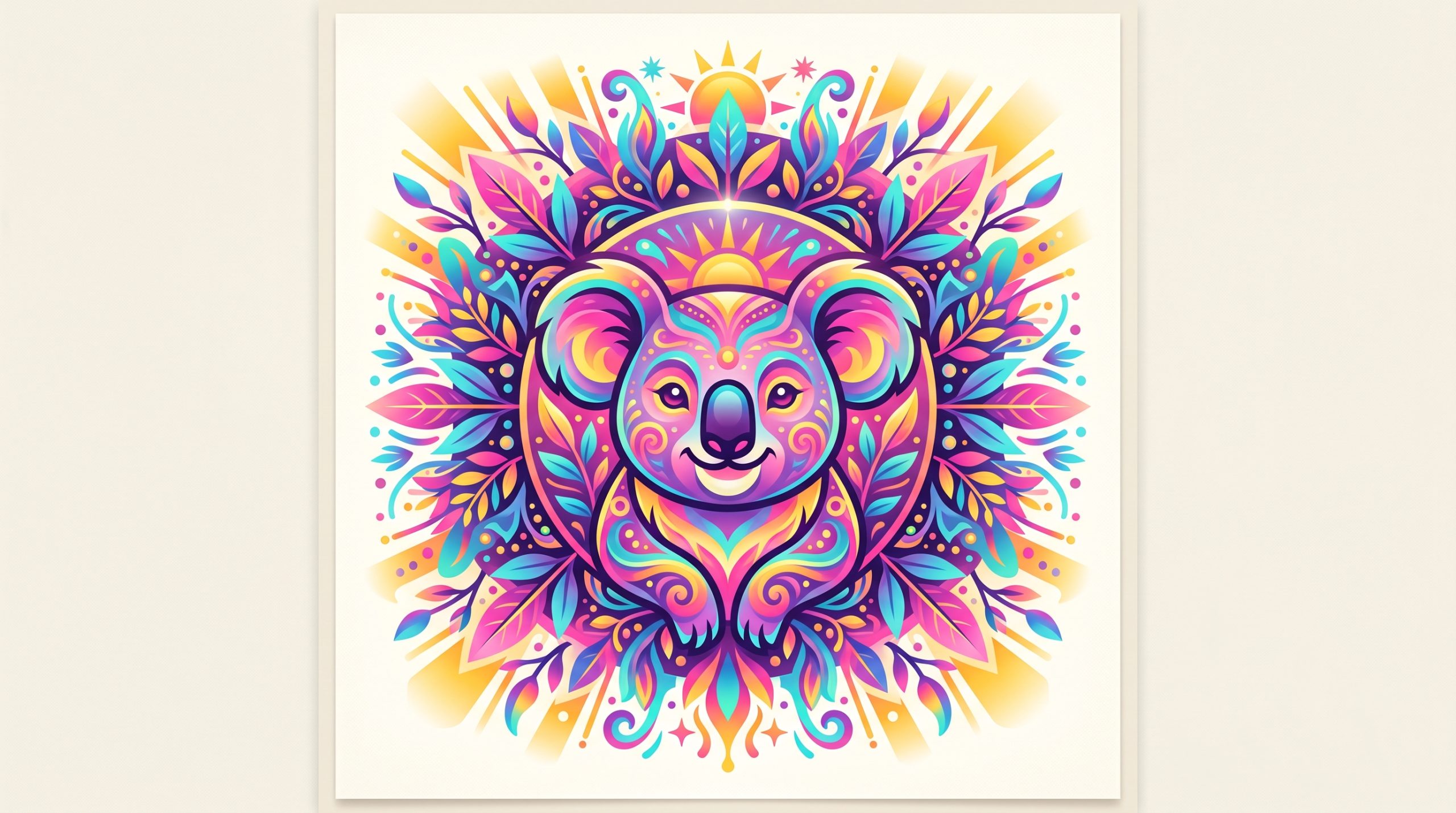 Affichez le koala au quotidien : style, associations et idées-cadeaux psychédéliques