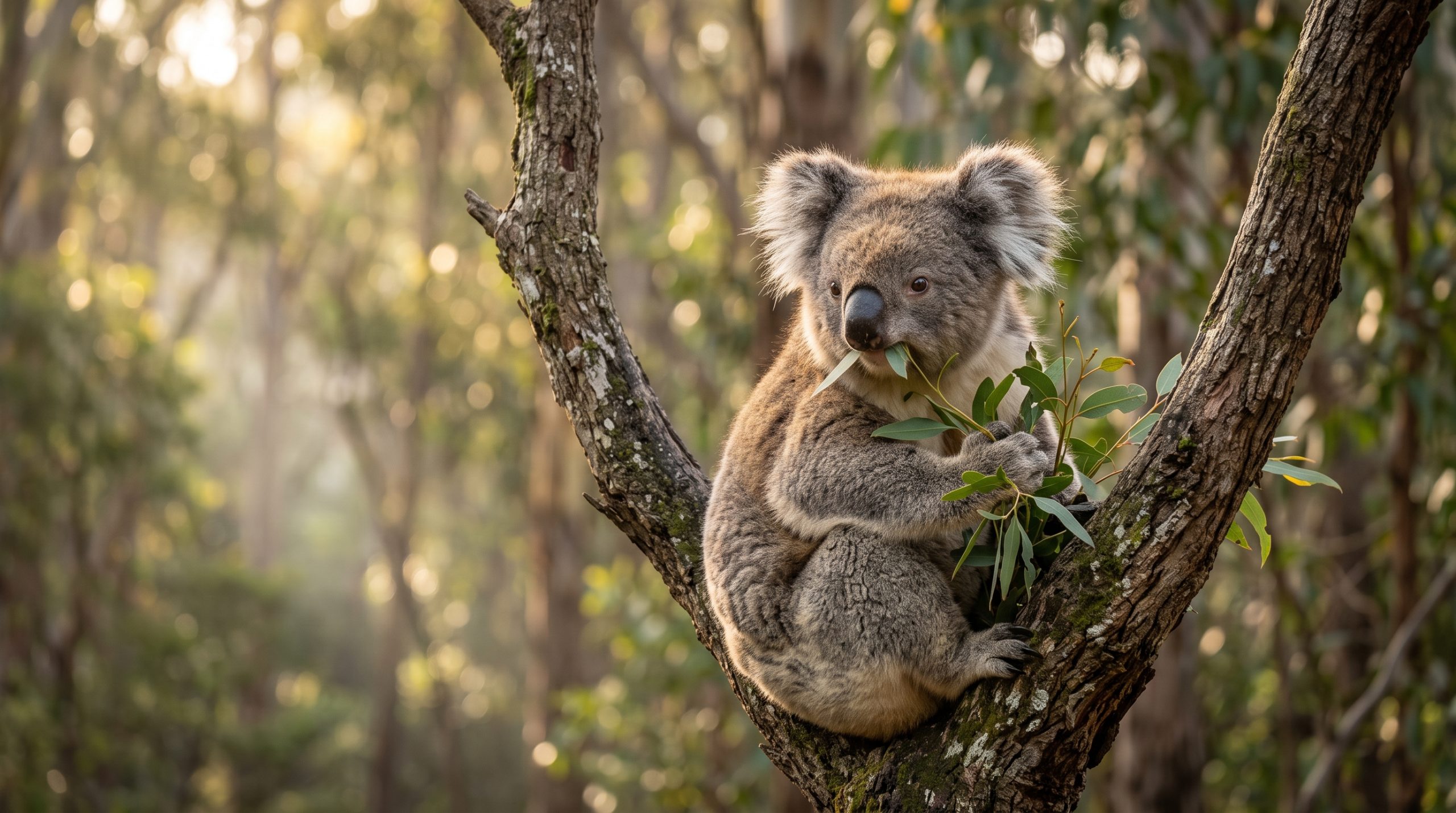 Le manteau du koala : comment sa fourrure le protège de la pluie