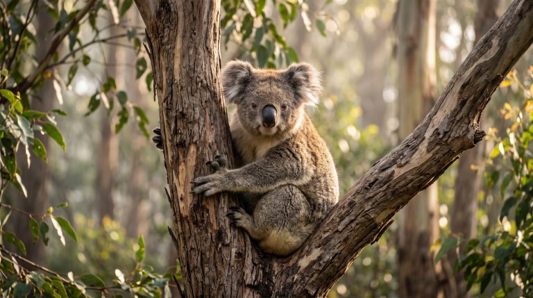 Pourquoi le koala ne montre presque jamais de queue ?