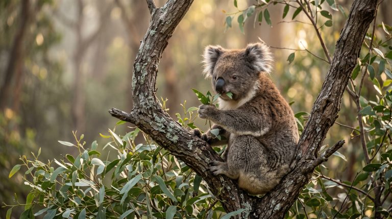 Le microbiote du koala : l'allié invisible qui lui permet de vivre d’eucalyptus